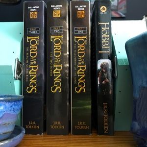 the hobbit/lord of the rings book set